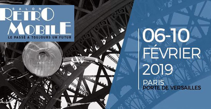 Elvifra at Paris Retro Mobile Fair - France February 2019